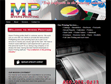 Tablet Screenshot of myersprint.com